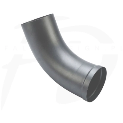 Wylewka stalowa Inguri ⌀ 87 w kolorze grafitowym RAL 7024